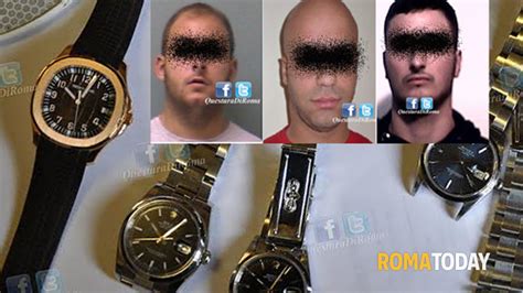 rapina casa roma dentista rolex|rapimento rolex oggi.